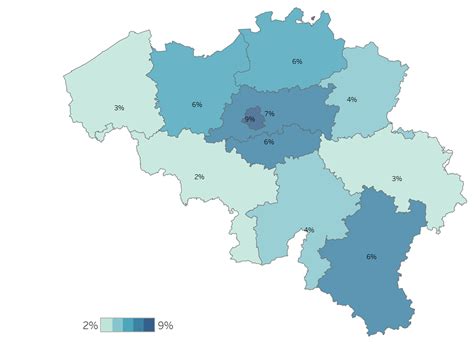 belgium population 2012